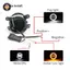 {TB & Bag} Đèn sương mù cản trước 4 Inch LED ô tô cho địa hình có / không có vòng hào quang màu vàng trắng DRL Đèn mắt thiên thần 30W Đèn sương mù.