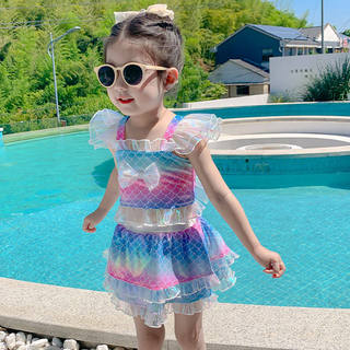 Bé Gái Chia Đồ Bơi Siêu Cổ Tích Trẻ Em Đồ Bơi Mùa Hè Cô Gái Nàng Tiên Cá Đuôi Thời Trang Cho Bé Đồ Bơi Công Chúa WJG