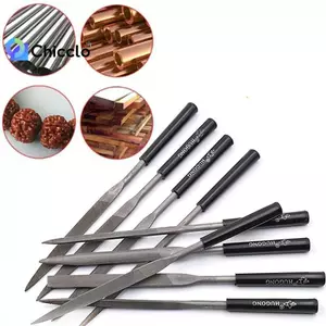 5 Cái / bộ Tập Tin Kim Loại Đá Thủy Tinh Trang Sức Khắc Gỗ Thủ Công Sửa Chữa Đẹp
