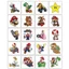 20 Chiếc Super Mario Bros Phim Hàng Hóa Trẻ Em Hoạt Hình Hình Xăm Dán Chuyển In Dán Quà Tặng Sinh Nhật
