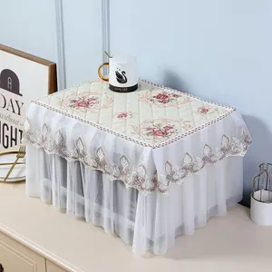 XYLBY14 Vỏ Máy In Chống Bụi Bao Gồm Tất Cả Vỏ Vi Sóng Lò Nướng Điện Chống Dầu Chống Bụi Bao Ren Vải Khăn Đa Năng