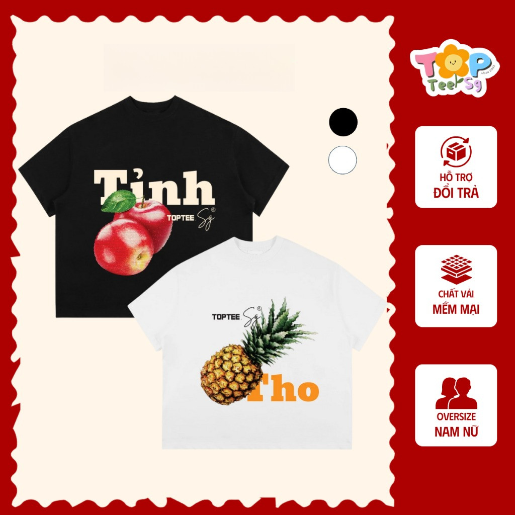 （Giao hàng 24h）Angela Áo thun form Angela Trái Tính unisex nam nữ tay ngắn cổ tròn cotton dày dặn kèm quà tặng