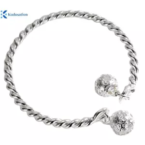 Kudosation Charms 925 Màu Bạc Đẹp Cung Điện Chuông Vòng Tay Cho Người Phụ Nữ Vòng Tay Thời Trang Tiệc Cưới Trang Sức Đẹp