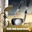 Bàn chải vệ sinh đầu gậy golf KvJJL-t, đầu lục giác, loại bỏ rỉ sét, làm sạch & đánh bóng, dùng cho đầu sắt