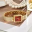 Tính khí thời trang Ánh sáng sang trọng Xuất hiện thích hợp Mặt số vuông nhỏ Đồng hồ đeo tay số lớn 26.5.15