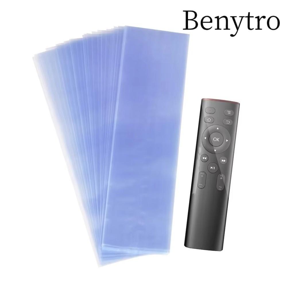 BENYTRO 50 Chiếc Túi Bọc Thu Nhỏ Điều Khiển Từ Xa, Túi Phim Co Nhiệt Trong Suốt Chống Bụi, Bọc Co Nhiệt PVC Co Nhiệt Chống Thấm Nước Điều Khiển Từ Xa Vỏ Bảo Vệ
