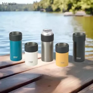 Bigapple 350 / 520ML Dung Tích Lớn Mùa Hè Cách Nhiệt Thép Không Gỉ 304 Lạnh Cốc Uống Xe Ngoài Trời Nước Giải Khát Cốc Làm Mát Cho Cola RDG