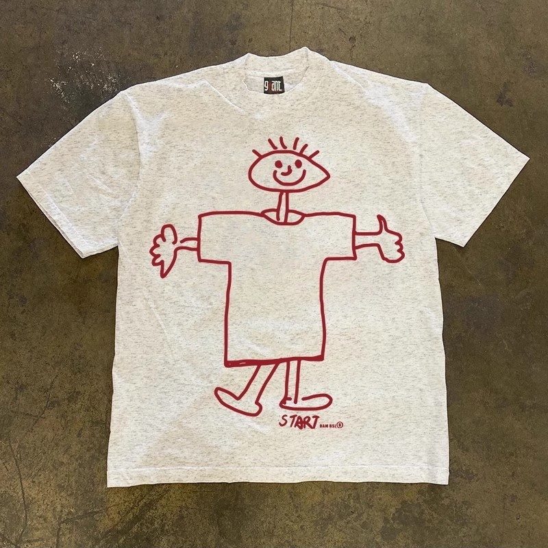 （Giao hàng 24h）Angela áo phông nữ trắng 100%cotton Các mẫu vui nhộn form rộng mùa hè  Angela  áo thun local brand