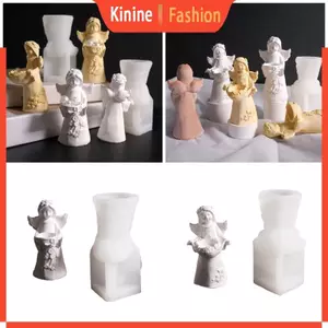 KIN Khuôn bánh silicon hình thiên thần đáng yêu cho bữa tiệc sinh nhật