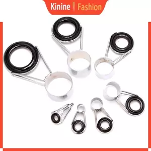 KIN 7 Chiếc Cần Câu Hướng Dẫn Dòng Hoop Gốm Sứ Hoop Rod Đầu Hướng Dẫn Phụ Kiện Câu Cá