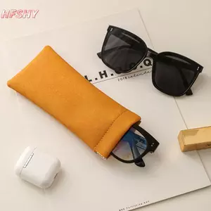 HFSHY Da PU Kính Túi Bảo Quản Tự Động Đóng Kính Mát Hộp Chống Thấm Nước Túi Kính Bảo Vệ Kính Bảo Vệ Túi Bảo Quản VN