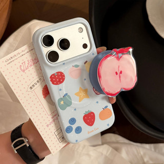 [Sheren] Ốp Điện Thoại Graffiti Trái Cây Thích Hợp Cho i17 16 15 14 13 12 11 pro max Vỏ Bảo Vệ Chống Sốc