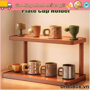 Giá để bàn ORDOBOX, Kệ đựng đồ ăn bền có thể lưu trữ, Giá đỡ để bàn đa năng bằng gỗ Mini Phụ kiện gia đình