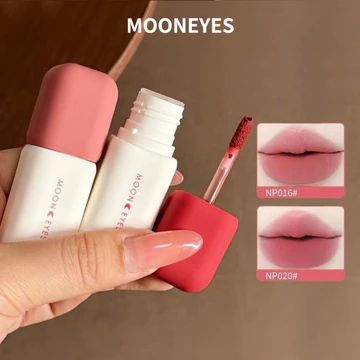 MOONEYES son kem bóng nhung lì son bóng trắng không dính cốc