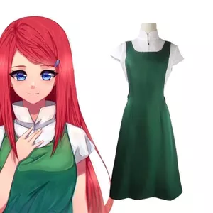 Naruto Shippuden Naruto Mẹ Whirlpool Uzumaki Kushina Cosplay Máy chủ
