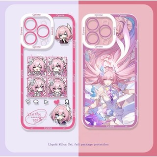 Game Honkai Star Rail Cyrene Dành Cho Honor 90 Lite X9D X7D X9A X9B X8B X7B 20 Nova 5T 7i 6SE Huawei P30 Pro Y9 Prime 2019 Vỏ Mềm Trong Suốt Dễ Thương