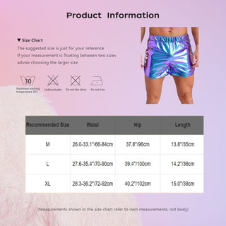 Yhong Nam Kim Loại Sáng Bóng Booty Quần Short Co Giãn Eo Bên Túi Slim Fit Quần Short Nóng Cho Thể Hình Hộp Đêm Yoga