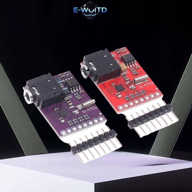 Mô-đun thu vô tuyến FM E-WOITD Si4703 có giao diện RDS I2C 3.3V cho Arduino ESP32 Dự án âm thanh DIY E-WOITD