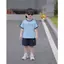 Bộ quần áo cộc tay RAGLANG MINI quần KAKI áo chất COTTON 4 chiều siêu co giãn