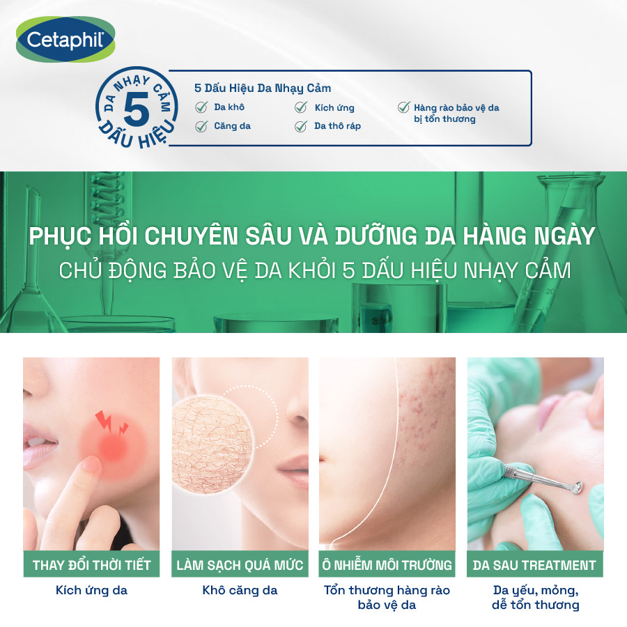 [SVIP] Serum tinh chất phục hồi chuyên sâu Cetaphil Soothing & Comforting Cica Restoring Serum 30ML