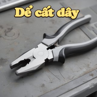 Kìm đa chức năng Máy cắt dây thép Carbon Kim mũi trượt Grip Bộ dụng cụ hạng nặng