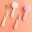 2 Chiếc Bàn Chải Tóc Cho Bé Di Động Trẻ Sơ Sinh Tập Đi Nylon Mềm Tóc Đầu Máy Mát Xa Bộ Dụng Cụ Chăm Sóc Tóc Cho Bé [Mới]