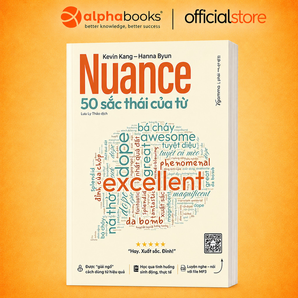 Sách - Nuance - 50 Sắc Thái Của Từ - Cách Dùng Từ Hiệu Quả Với File Luyện Nghe Nói (Gamma Books)