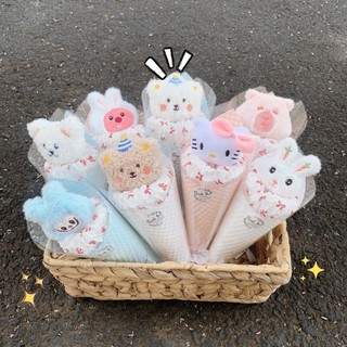 Hoa Gấu Ốc Quế Độc Lạ Cute Hình Thú Nhồi Bông Dễ Thương Quà Tặng Bạn Gái Sinh Nhật Timo QT32