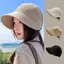 PNPIA- Mũ Buet Nữ Màu Trơn Chống Tia UV Vành Rộng Mũ Chống Nắng Ngoài Trời Cho Du Lịch Đi Biển Và Thể Thao