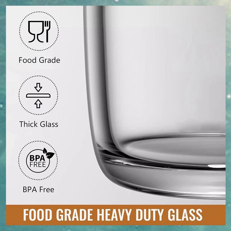 [uhktyltui.vn] Máy pha cà phê Cold Brew Máy pha trà đá Cold Brew Bình đựng cà phê 64Oz, Bình đựng cà phê lạnh bằng thủy tinh dày Nắp nắp lật có tay cầm