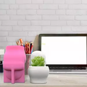 Flgo Succulents Hoa Nhựa Khuôn Silicon Thích Hợp Cho Tự Làm Vườn Bê Tông Hoa Bút Trang Trí Nhà