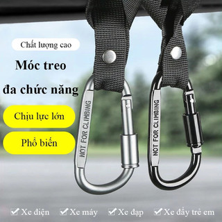 Móc khóa xe máy bằng nhôm chắc chắn, bền bỉ và không cần khoan đục. Có sẵn màu bạc, đen và đỏ