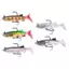 Đuôi T Mồi Mềm Paage Chì Mồi Giả Bộ 7.5cm / 12g Câu Cá Coed Miệng Bass Bionic Móc Đôi Đường Sub-bait Mới