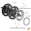 13T / 14T / 15T / 16T / 17T / 18T Bánh Răng Cố Định 1 Tốc Độ Bánh Xe Đạp Cogs Sproet Loing Cho Cố Định Tra Xe Đạp Hub Mới