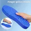 Đế Massage áp lực ngón tay Giảm mệt mỏi chân Đế lót giày nam nữ Giày thể thao mềm Giày đế 1 Cặp mới
