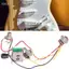 toyuvn Bộ dây điện đàn guitar điện Bộ dây điện 250K 1T1V Chiết áp 3 vị trí Ổ cắm chuyển đổi