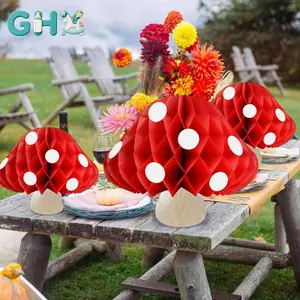 GHX Nấm Honeb Bóng Tiệc Cưới Cảnh Trang Trí Giấy Bóng Hoa Chúc Mừng Sinh Nhật Trang Trí Trẻ Em Người Lớn VN