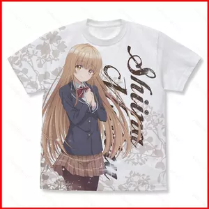 YB1 Thiên Thần Tiếp Theo Cửa Xẻ Tà Tôi Thối Anime Áo Thun Nữ Tay Ngắn Top Cosplay Tee Mahiru Shiina Áo Sơ Mi Đồ Họa Thời Trang
