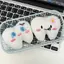HFTOY Hoạt Hình Dễ Thương Răng Sang Trọng Móc Khóa Thời Trang Kawaii Mềm Nhồi Bông Mặt Dây Chuyền Keychian Sáng Tạo Bapa Phụ Kiện Trang Trí Quà Tặng ~