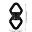 Carabiner xoay LACYES, hạng nặng 360° Xoay 30kN Xoay Carabiner, Xoay Xoay Chống Rối Đầu Nối Xoay Đa Năng Leo Núi Ngoài Trời