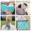 PYCOU 7 / 8 Bộ Vải In Hoa, Vải May Kẻ Sọc Retro Cổ Điển 25 * 25CM, Vải Cotton Búp Bê Làm Giường Trang Trí Thủ Công DIY Vải