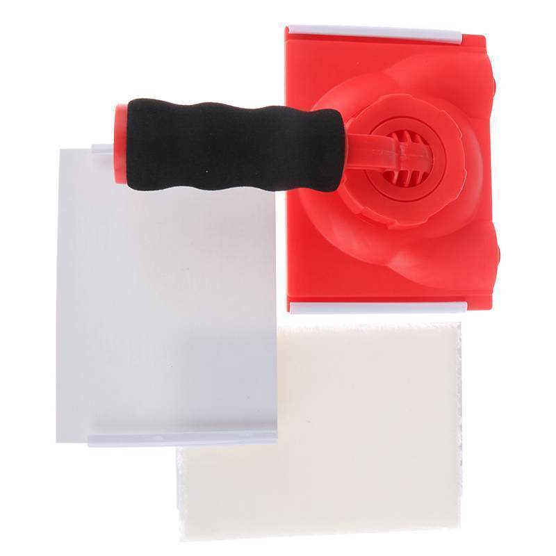 TVKR Sơn Edger Bàn Chải Cho Cao Su Tường Trần Góc Tông Đơ Góc Công Cụ Không Cần Băng DIY Sửa Chữa Phụ Kiện OIK