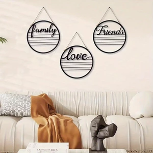 CIFbuy Kim Loại Chữ Treo Tường Nghệ Thuật Trang Trí Nhà Quà Tặng Cho Người Bạn Gia Đình
