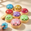 8.5cm Hạt Lấp Lánh Đầy buni Squishy Đồ Chơi Với Thực Tế Mini Hấp Hộp Mềm Co Giãn Giảm Căng Thẳng Fidget Đồ Chơi Cho Trẻ Em Người Lớn 1-4 s Màu Ngẫu Nhiên