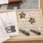 4 / 8 Chiếc - Retro Chấm Bi Tóc Barrettes Ngôi Sao Giọt Nước Mỏ Vịt Kẹp Tóc Hợp Kim Dễ Thương Cho Nữ Bé Gái Y2K Nổ Kẹp Phụ Kiện Tóc