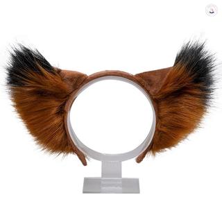 Tai kẹp tóc mô phỏng động vật như sói, mèo, cáo - Style sang trọng và gothic cho cosplay hoặc tiệc Halloween