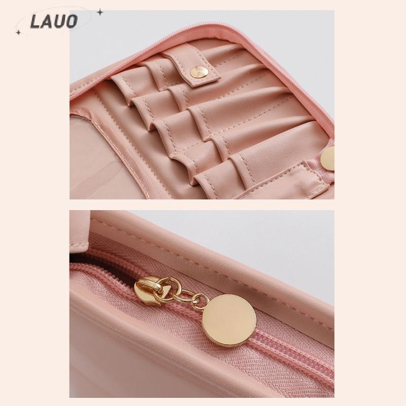 Hộp đựng cọ trang điểm Springevenstar Hộp đựng cọ trang điểm Du lịch Túi đựng mỹ phẩm chống thấm nước Đứng lên Cốc trang điểm có thể gập lại có dây kéo Túi đựng cọ trang điểm Springevenstar