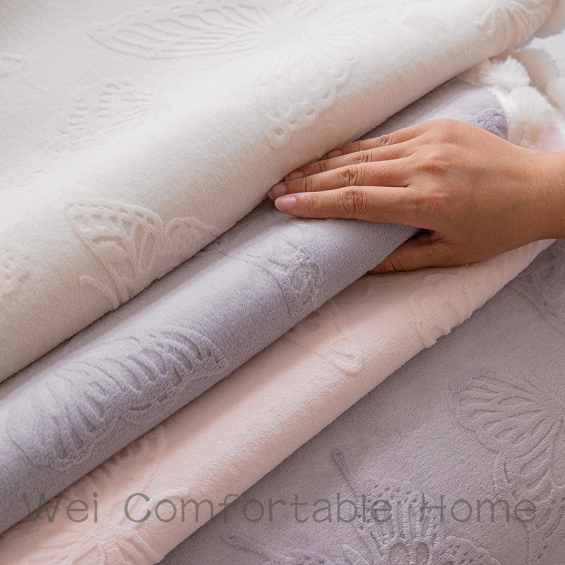 Tím Sang Trọng Sofa Đệm Hình Chữ L Sofa Đa Năng Chống Trơn Trượt Khăn Vải Đơn Đôi Sofa Bao Đệm