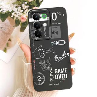 Ốp Điện Thoại Thời Trang Mới Thẩm Mỹ Cho Realme C85 / C85 Pro / 15X Ấn Độ Vỏ Hoạt Hình Mèo Rồng Đá Cẩm Thạch Ốp Lưng Silicon Mềm