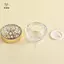 1 chiếc Lọ kem mặt thủy tinh 50g sang trọng có nắp Hộp đựng mỹ phẩm Acrylic cho lọ kem dưỡng da Chai dưỡng da du lịch [Mina]